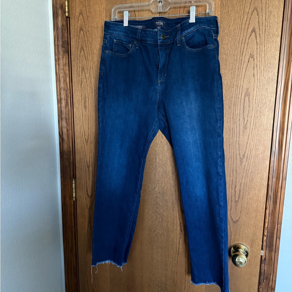 NYDJ Sheri Ankle Dark Blue Jeans